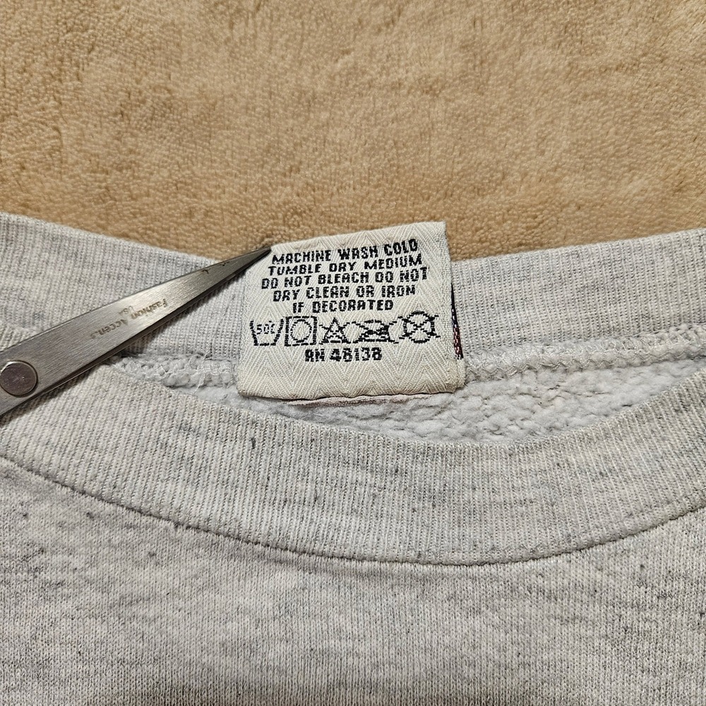 Vintage Chicago White Sox Nutmeg Sweatshirt Mens 2XL Gray MLB 1901 Made in USA - Picture 8 of 14